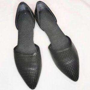 Vince | Nina d'Orsay Perforated Leather Flats